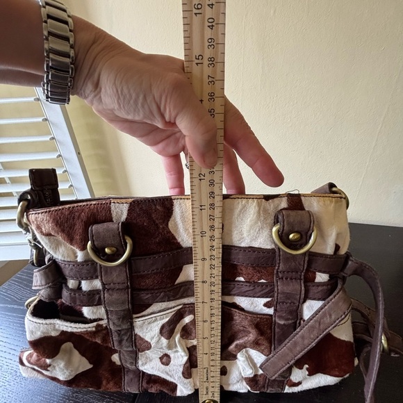 Steven by Steve Madden brown, white calf hair cowhide shoulder bag - Picture 15 of 15